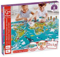 Hape Puzzle 2-in-1 Hape - Turul Lumii