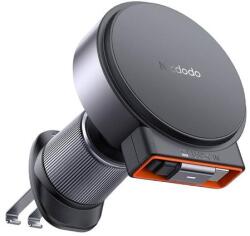 Mcdodo Wireless car charger with retractable USB-C cableMcdodo CH-3000, 15W (black) (CH-3000)