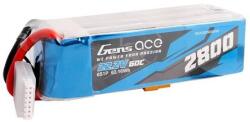 Gens ace Lipo Gens ász 2800mAh 22.2V 60C 6S1P akkumulátor XT60 csatlakozóval (GEA28006S60X6) - kontaktor