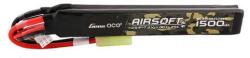 Gens ace 25C 1500mAh 2S1P 7.4V Nunchuck 2X Airsoft Gun Lipo Battery with mini Tamiya Plug (GEA15002S25T2)