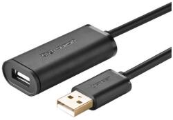 UGREEN US121 USB 2.0 hosszabbító kábel, aktív, 5m (fekete)