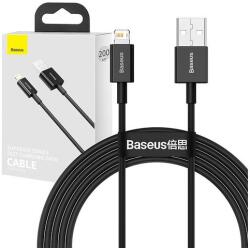 Baseus Superior Series USB-Lightning kábel, 2, 4A, 2m (fekete)