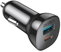 Choetech 38W QC3.0+PD20W autós töltő (fekete)