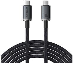 Baseus Gyorstöltő kábel Baseus Crystal Shine USB-C - USB-C 100W, 1, 5m, 20Gb (fekete)