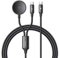 Mcdodo CA-4210 2 az 1-ben USB-C kábel + Samsung Watch töltő, 60W, 1.2m