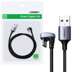 UGREEN USB 2.0 A-C kábel, 1 m (fekete)