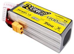 Tattu R-Line 22.2V 1700mAh 6S 95C Lipo Battery with XT60 Plug (TAA17006S95X6) - kontaktor
