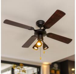 ZEVENTI Ventilator de tavan ZEVENTI ZURRIOLA 3xGU10/50W/230V (ZV0006)