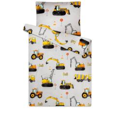 Svitap sleepwell mikroflanel Bagr 140 × 200, 70 × 90 cm (01858-BAGRBAGRBAA)