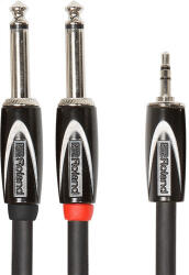 Roland RCC-15-3528V2 stereo kis jack - 2 mono nagy jack, 4.5 m