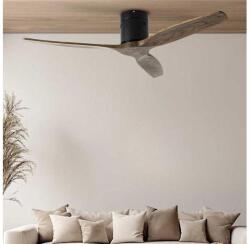 ZEVENTI - Ventilator de tavan SPELLO Wi-Fi Tuya, negru/stejar + telecomandă (ZV0039)