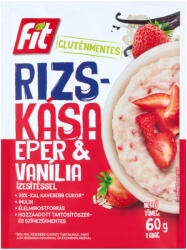Fit rizskása Eper & Vanília 60g