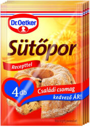 Dr. Oetker sütőpor családi csomag 4x12g