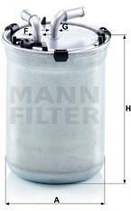 Mann-filter WK823/2 pro vozy AUDI; SEAT; SKODA; VW (WK823/2)