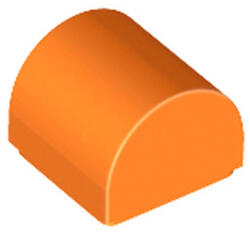 LEGO® Alkatrészek (Pick a Brick) Narancssárga 1x1 Módosított Lapos Elem, ívelt 6278436 (6278436)