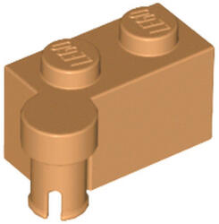 LEGO® Alkatrészek (Pick a Brick) Közepes nugát 1X2 Elem Felső Zsanérral 6162886 (6162886)