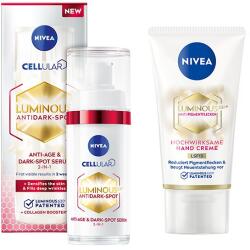 Nivea ajándék szett: Luminous ránctalanító szérum, 30 ml + Luminous kézkrém, 50 ml