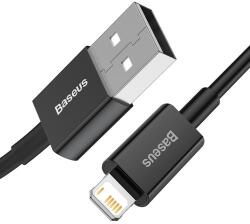 Baseus Lightning töltőkábel 2.4A 1M Baseus CALYS-A01 fekete (56738)