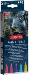 Derwent Professional tűfilc, 0.5 mm, Többféle felületre, 5 db/készlet, 3-as verzió, Matt színek (DW2305520)