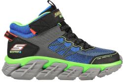 Skechers Skechers, Tech Grip High Surge vízálló bakancs, fekete/szürke/élénkzöld, 29 EU (403806L-RYBK-29)