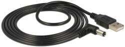 Delock Cable USB Power > DC 5.5 x 2.1 mm Male 90° 1, 5m, 111358, Kábel