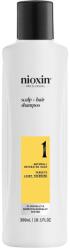 Nioxin Professzionális erősítő sampon töredezés ellen Nioxin System 1 Fejbőr + Haj természetes, enyhén elvékonyodó hajra, 300 ml