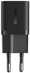 Baseus CHG Baseus GaN5 Mini hálózati gyorstöltő 25W, USB Type-C, fekete P10110909113-00 (P10110909113-00)