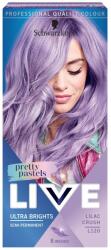 Schwarzkopf Schwarzkopf Live Ultra Brights hajszínező Pretty Pastels, L120 Halványlila, 65 ml