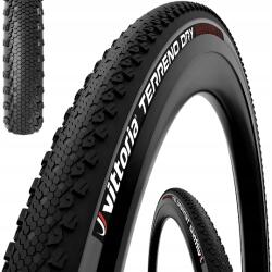 Vittoria Gravel Vittoria feltekerhető gumiabroncs Terreno Dry G2.0 700 x 38C Tnt fekete
