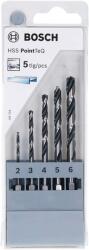 Bosch fémfúró készlet Hss PointTe Qux 2 6 mm 5 db (2607002824)