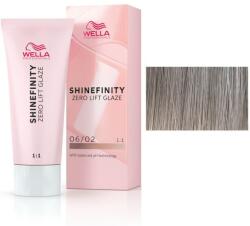 Wella Shinefinity Zero Lift Glaze félig permanens áttetsző festék, 06/02 Dark Sage natúr sötétszőke matt, 60 ml