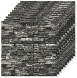 Tapetoo Home Decor 40 x 3D tapétalap készlet, Tapetoo Home Decor, szürke kő, 70 x 77 cm, 2, 5 mm, 21, 2 négyzetméter (set-40xTapet-3D-Cod-23-Piatra-)