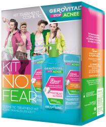 Gerovital Stop Acnee Kozmetikai szett: Tisztító habzó gél, 150 ml + Sebum-kontroll gél krém, 50 ml + Ultraaktív krém, 15 ml