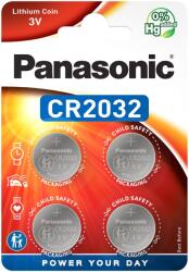 Panasonic CR2032EL/4B lítium gombelem (4db / bliszter) (CR2032EL-4B)