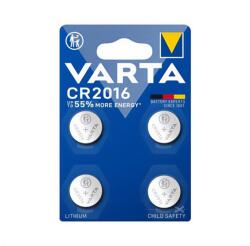 VARTA gombelem CR2016, lítium, 4db/csomag 6016101404 (6016101404)