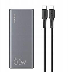 USAMS Powerbank PB59 30000mAh 65W 2xQC3.0+PD Fast Charge fekete/fekete Cmxlo (6958444973746)