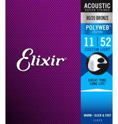 Elixir PolyWeb 80/20 Bronze 11-52 11025 húrok (11025-PW)