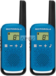 Motorola TLKR T42 adóvevő pár, 4km, 16 PMR csatorna, ~16 óra üzemidő - webmuszaki