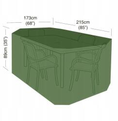 ponyva 4 db szék obdél. stůl 215x173x89cm, Pe 90g/m2 (8590419793980)