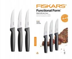 Fiskars Ff Hússzeletelő steak kés készlet 3 db-os dobozban (1057564)