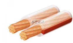 Somogyi Elektronic KLS 4T hangszóróvezeték, átlátszó, 2 x 4 mm2, 0, 15 mm elemi szál, 50 m/ tekercs