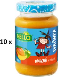 Hello gyümölcsös snack mangóból 10× 190 g
