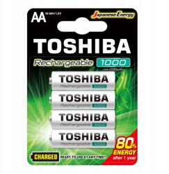 Toshiba 4x Akkumulátor Toshiba Aa R6 1000mAh Akkumulátor (TNH-6GLE BP-4C)
