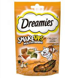 Dreamies Shake Ups Multivitamins 55g jutalomfalat macskáknak Csirke Kacsa (5998749144633)