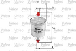 VALEO Filtru combustibil VALEO 587012