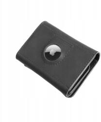 FIXED Tripple Wallet Elegáns bőr pénztárca Apple AirTag készülékhez (FIXWAT-TR2-BK)