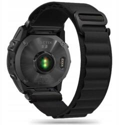 Tech-Protect Szíj Garmin Fenix 5 6 6 Pro 7 Tech-Protect Nylon Pro készülékhez Fekete (Super wygodny, lekki)