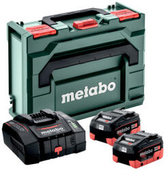 Metabo 685304000 Akkumulátor szett (alapkészlet) 2xLi-HD 18V/10, 0Ah és ASC 290 gyorstöltő, metaBOX 145 (685304000)