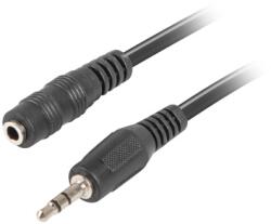 Lanberg Кабел, Lanberg cable stereo mini jack (M) -> mini jack (F) 5m, black (CA-MJFJ-10CC-0050-BK) (CA-MJFJ-10CC-0050-BK)