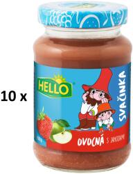 Hello Gyümölcsös snack Hello 10× 190 g eperrel